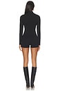 view 4 of 4 Butter Turtleneck Contour Romper in Black