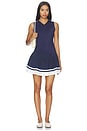 view 1 of 3 VESTIDO DE TENIS PLISADO PROSPERITY  in Navy & White