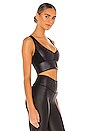 view 2 of 4 V Scoop Sports Bra in Black