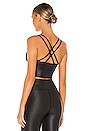 view 3 of 4 V Scoop Sports Bra in Black