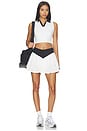 view 5 of 6 Ba?os Tennis Pleated Skort in Black & White in White & Black