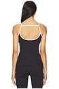 view 3 of 4 Erica Tank Top in Black & White Combo