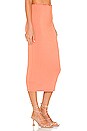 view 2 of 4 JUPE MIDI DANI in Peach