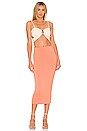 view 4 of 4 JUPE MIDI DANI in Peach