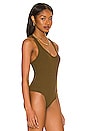 view 3 of 5 Hartley Bodysuit in Olive Brown