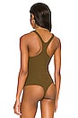view 4 of 5 Hartley Bodysuit in Olive Brown