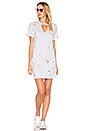view 1 of 4 Distressed Dress in White