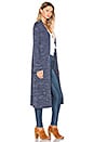 view 2 of 3 Longline Cardigan in Navy