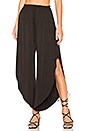 view 1 of 4 Slit Pant in Washed Black
