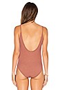view 4 of 5 Cami Rib Bodysuit in Rust