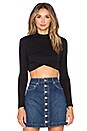 view 1 of 3 Olivia Crop Top in Black