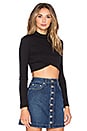 view 2 of 3 Olivia Crop Top in Black