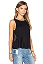 view 3 of 5 Peach Tank in Black