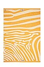 view 2 of 4 Maze Towel in Yellow