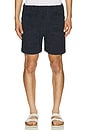 view 1 of 5 Night Lagoon Terry Shorts in Blue
