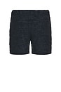 view 4 of 5 Night Lagoon Terry Shorts in Blue