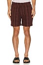 view 4 of 5 Totem Terry Shorts in Brown