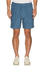 view 4 of 5 Coronet Terry Shorts in Blue