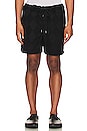 view 3 of 4 Black Diamond Terry Shorts in Black
