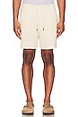 view 3 of 3 Ecru Porto Waffle Shorts in Off White