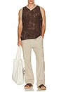 view 2 of 5 Astrea Orion Crochet Vest in Brown