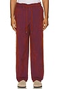 view 1 of 5 Deep Cut Ayora Terry Pants in Rusty Red