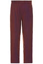 view 4 of 5 Deep Cut Ayora Terry Pants in Rusty Red