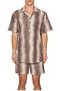 view 3 of 4 Merlot Echo Cuba Net Shirt in Red