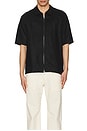 view 3 of 3 Nero Zack Linen Shirt in Black