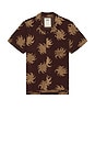 view 1 of 3 Mocha Ember Cuba Terry Shirt in Brown