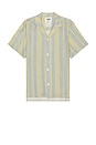 view 1 of 4 Mist Strata Cuban Linen Shirt in Multi