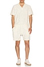 view 5 of 5 Summit Polo Terry Shirt in White