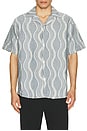 view 4 of 5 Como Cuba Waffle Shirt in Blue