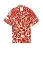 view 4 of 4 Gensou Rocco Shirt in Red