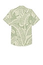 view 2 of 3 Banana Leaf Cuba Terry Shirt in Green