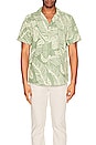 view 3 of 3 Banana Leaf Cuba Terry Shirt in Green
