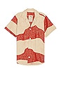 view 1 of 3 Amber Dune Cuba Terry Shirt in Terracotta
