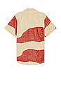 view 2 of 3 Amber Dune Cuba Terry Shirt in Terracotta