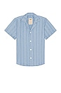 view 1 of 3 Ancora Cuba Terry Shirt in Blue