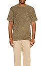 view 3 of 3 T-SHIRT TERRY in Khaki