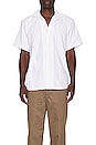 view 3 of 3 Cuba Terry Shirt in White
