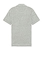 view 2 of 3 Polo Terry Shirt in Grey Melange