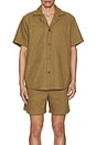 view 4 of 5 Zabyrinth Cuba Terry Shirt in Army