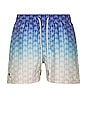 view 1 of 5 Polar Sky Swim Shorts in Blue & White