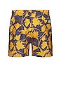 view 2 of 5 Provence Flowers Swim Short in Yellow