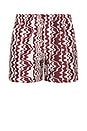 view 1 of 5 Ruby Verve Swim Shorts in Red