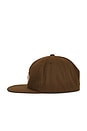 view 3 of 4 Horse Shoe Logo Hat in Brown