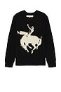 view 1 of 3 Cowboy Knit Sweater in Black