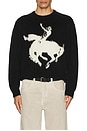 view 3 of 3 Cowboy Knit Sweater in Black