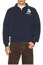view 1 of 5 Running Horse Quarter Zip in Navy